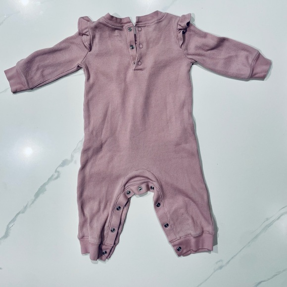 Carter's Pink Ruffled One Piece - Picture 2 of 4